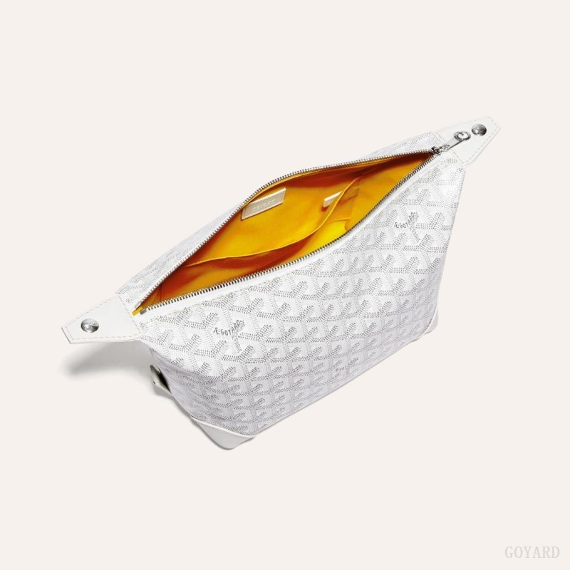 White Goyard Bowling 25 Toiletry Bag | RBZZ0202