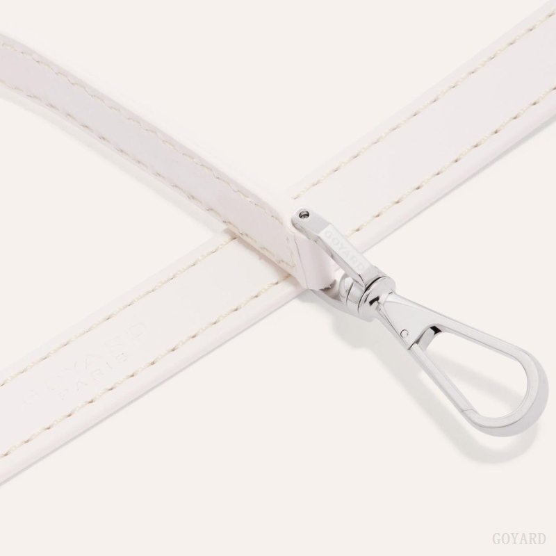 White Goyard CUIR PM STRAP | BNUA0739