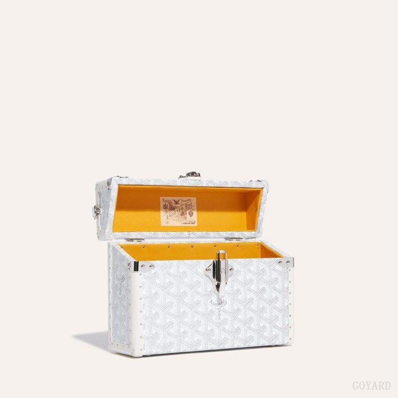 White Goyard Cassette Trunk Bag | GJSL2390