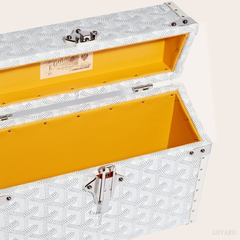 White Goyard Cassette Trunk Bag | GJSL2390