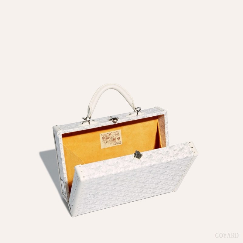 White Goyard Grand Hôtel Trunk Bag | FUMY9008