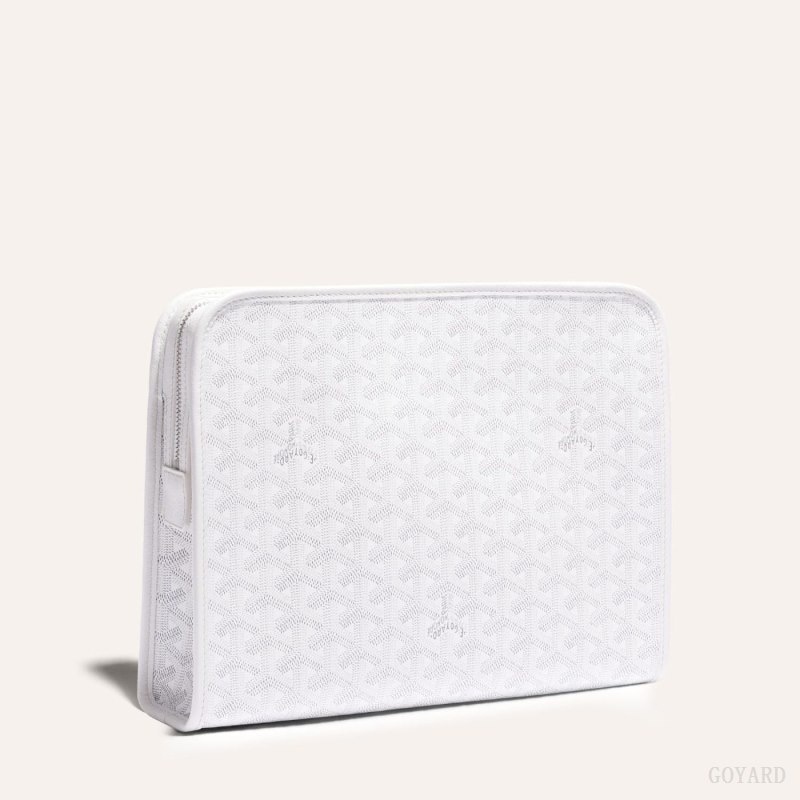 White Goyard JOUVENCE GM TOILET BAG | ECKQ7862