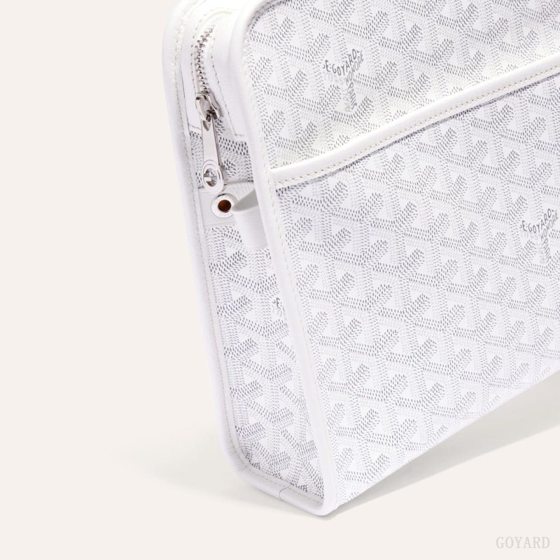 White Goyard JOUVENCE GM TOILET BAG | ECKQ7862