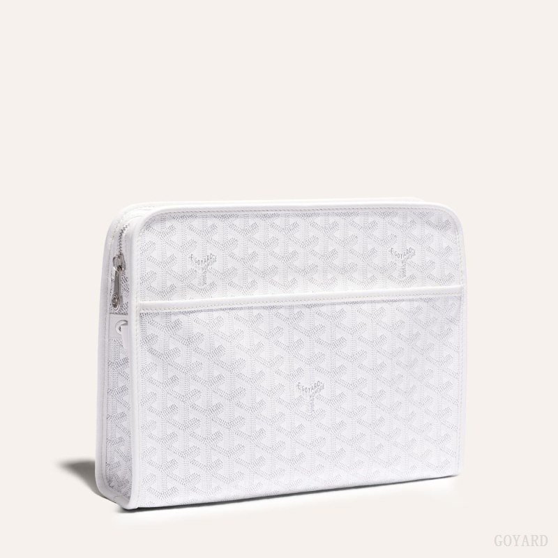 White Goyard JOUVENCE GM TOILET BAG | ECKQ7862