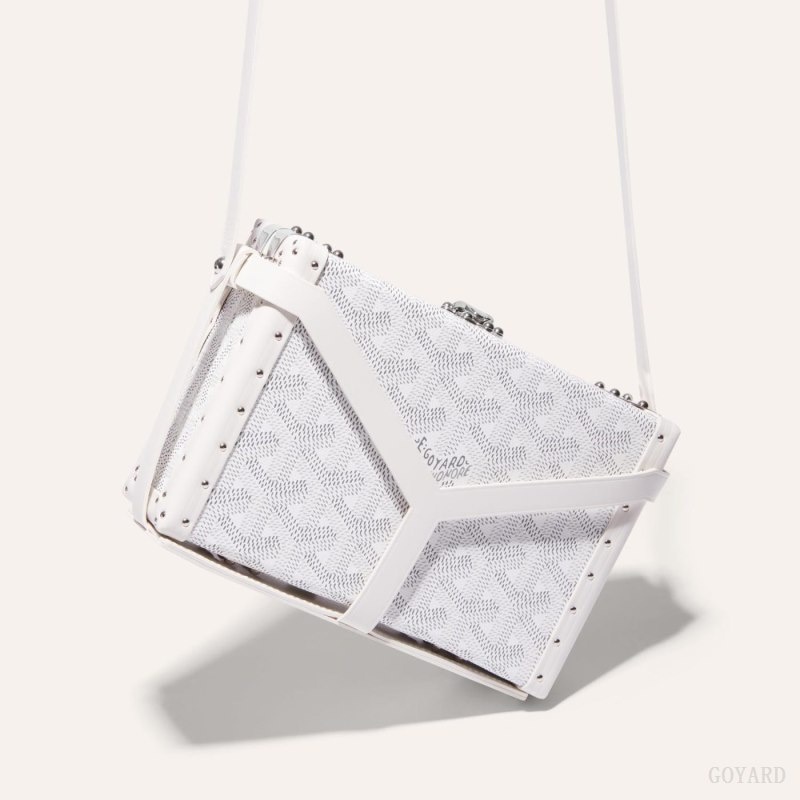 White Goyard MINAUDIÈRE TRUNK BAG | YQXQ1043