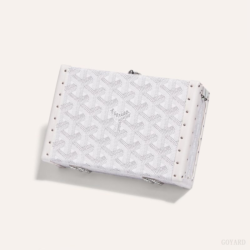 White Goyard MINAUDIÈRE TRUNK BAG | YQXQ1043