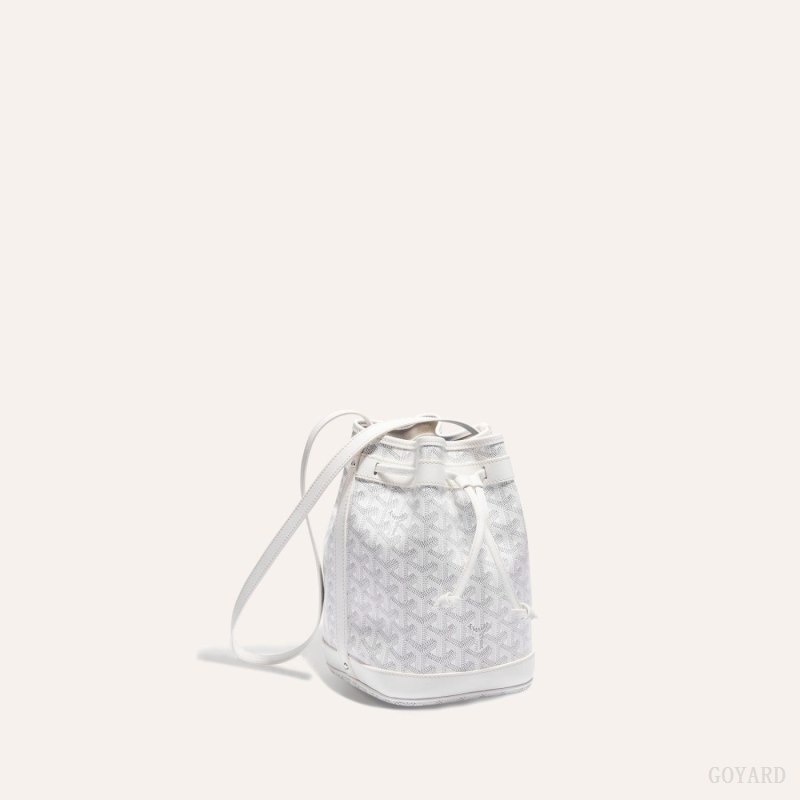 White Goyard PETIT FLOT BUCKET BAG | IMLD0802