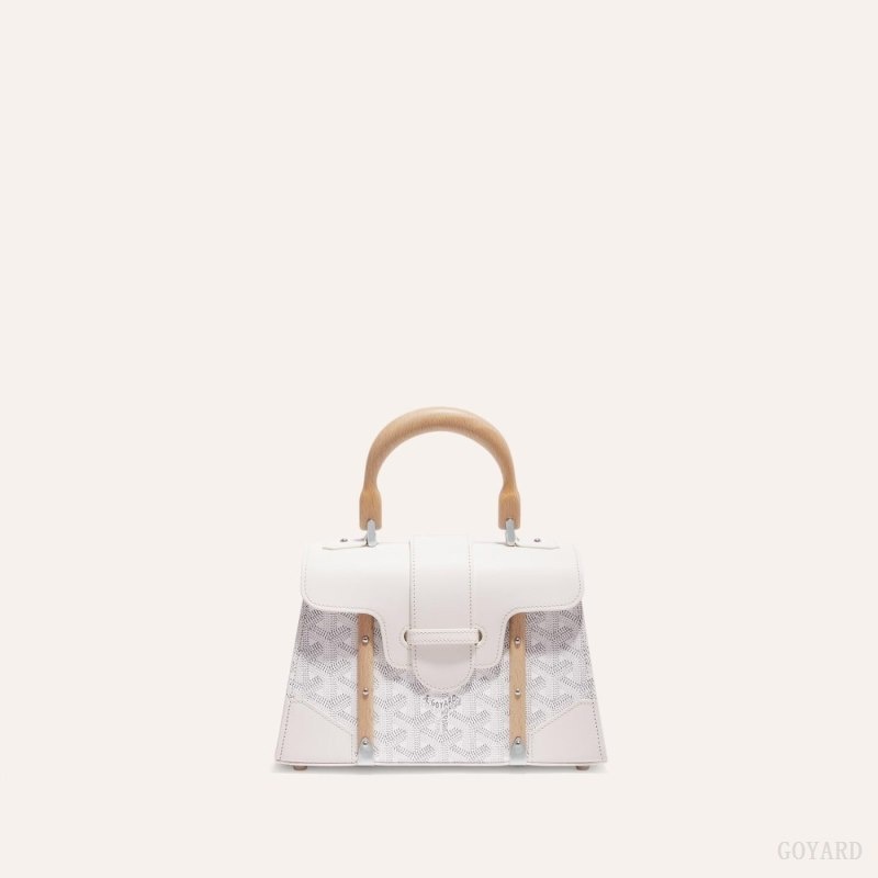 White Goyard SAÏGON STRUCTURE MINI BAG | TVXL5164