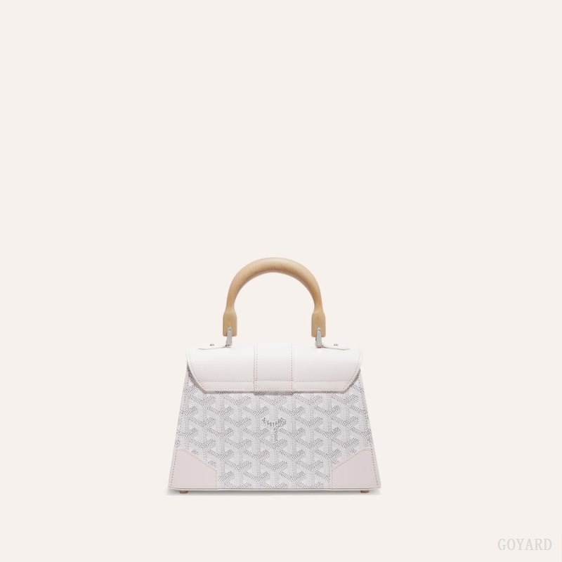 White Goyard SAÏGON STRUCTURE MINI BAG | TVXL5164