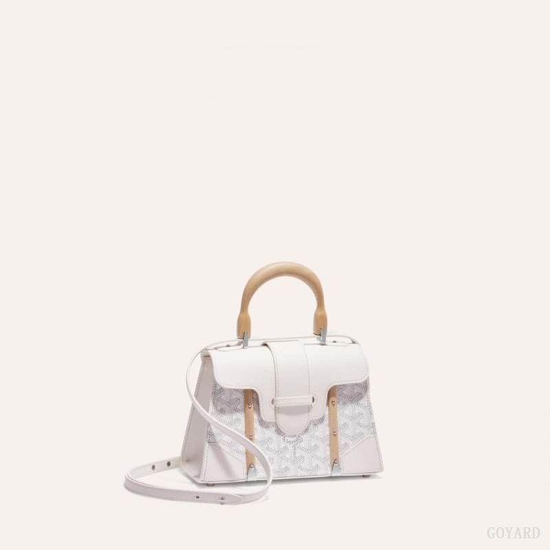 White Goyard SAÏGON STRUCTURE MINI BAG | TVXL5164