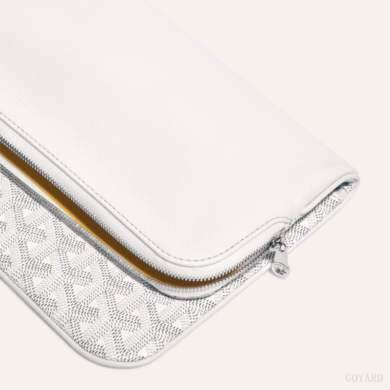 White Goyard SAINTE-MARIE CLUTCH | HKHO0491