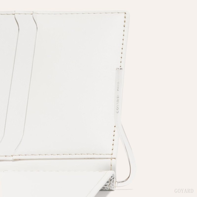 White Goyard SAINT-THOMAS BILL FOLD | TLRY0696