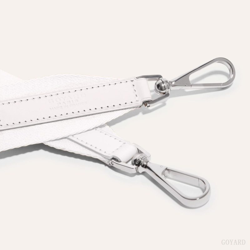 White Goyard SANGLE MM STRAP | AOMH1751