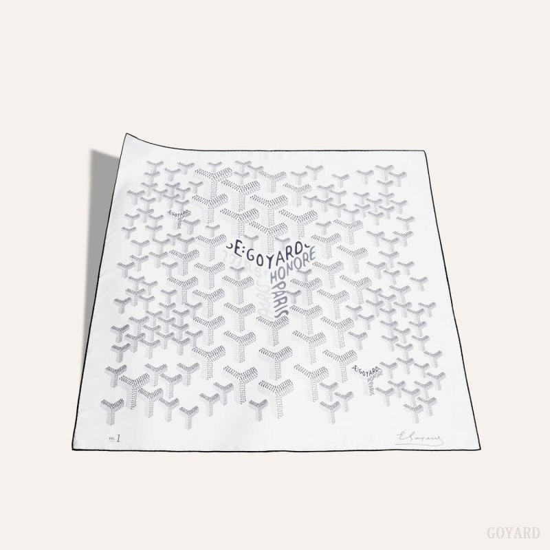 White Goyard SCARF N°1 | SOWS8542