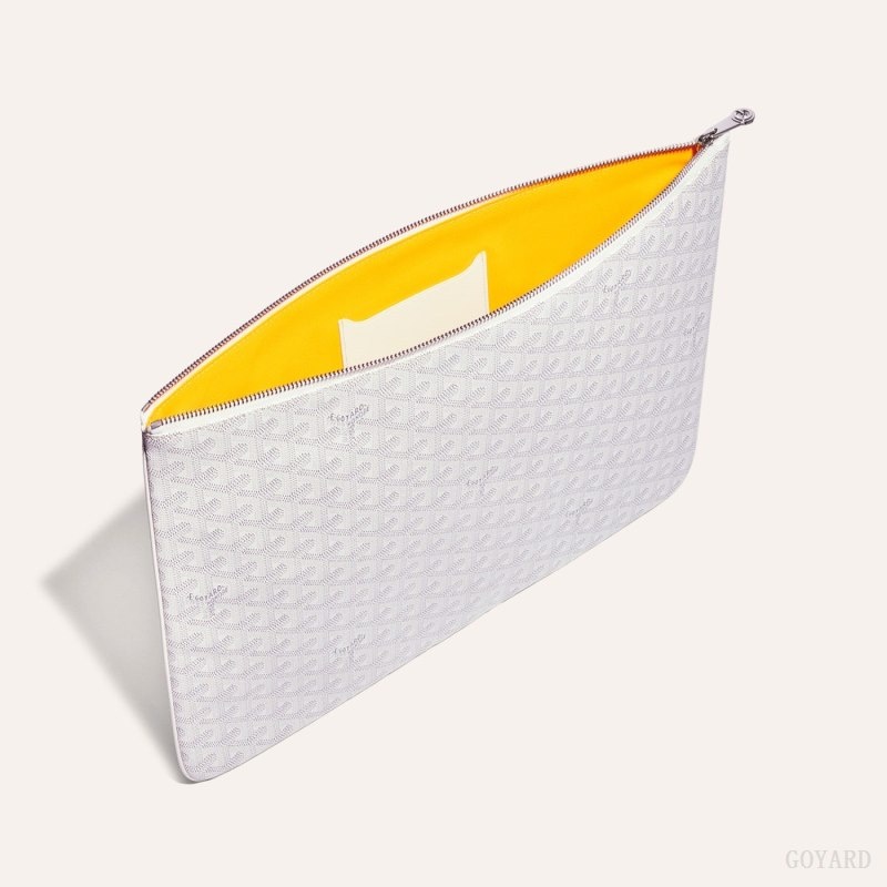 White Goyard SENAT GM DOCUMENT CASE | GCHY6150