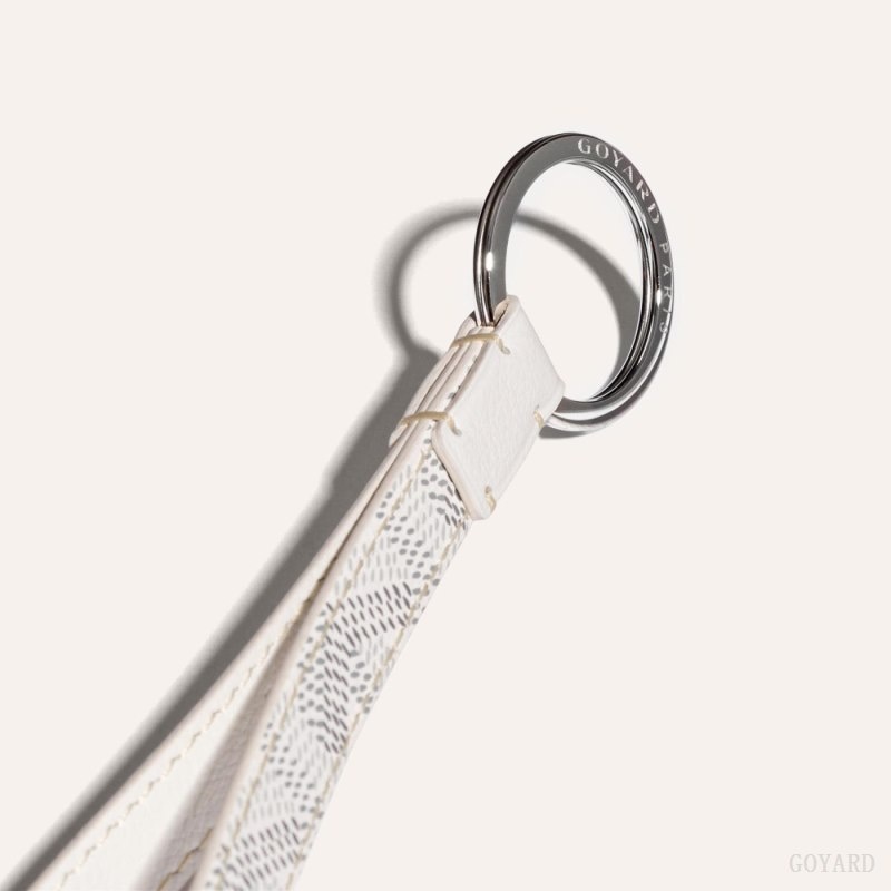 White Goyard SESAME KEY RING | SWKH6246