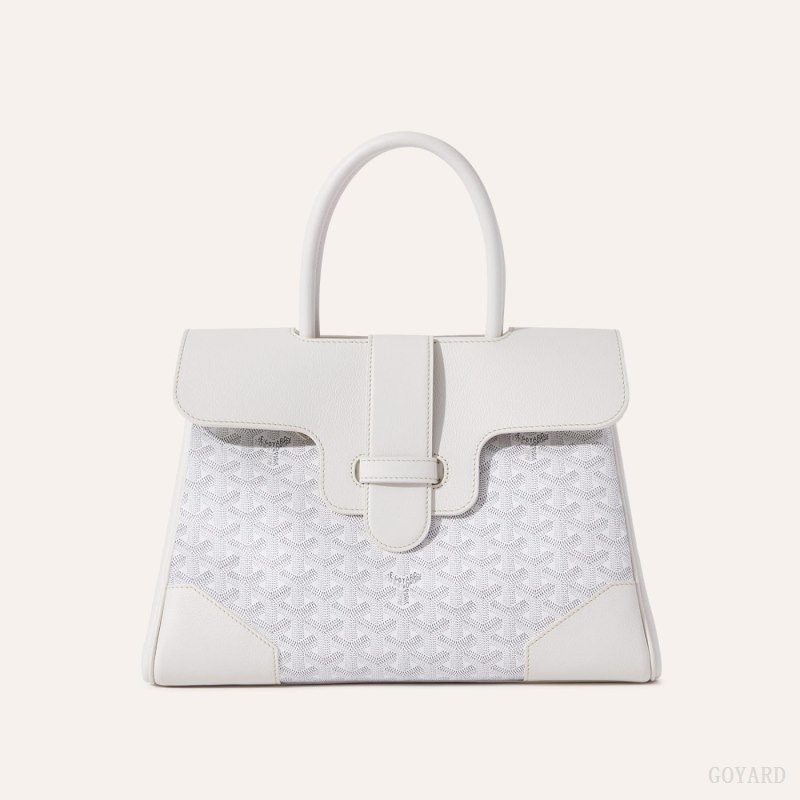 White Goyard Saïgon tote bag | ZYTA2092