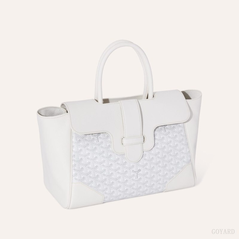 White Goyard Saïgon tote bag | ZYTA2092