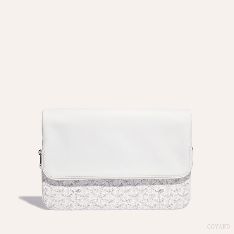 White Goyard Sainte-Marie GM Clutch | AJWO2394