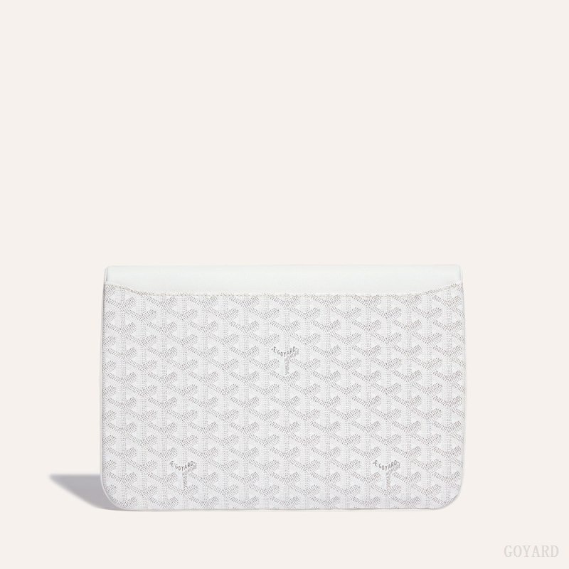 White Goyard Sainte-Marie GM Clutch | AJWO2394