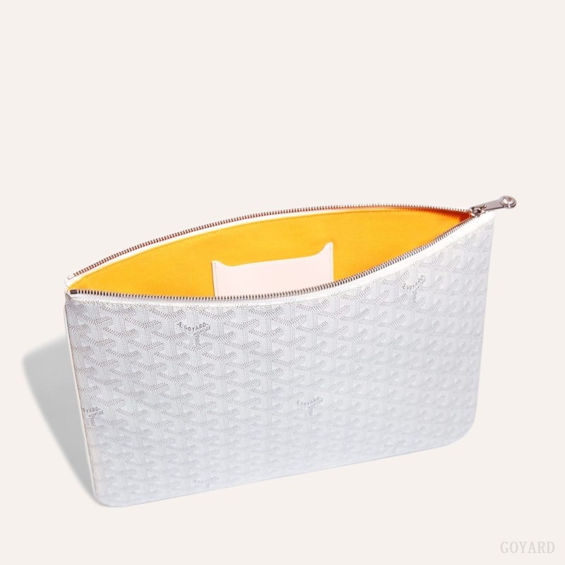 White Goyard Sénat MGM Pouch | FMNP8437