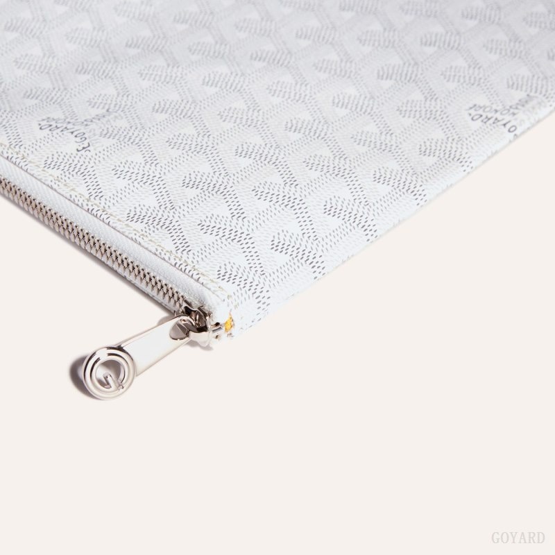 White Goyard Sénat MGM Pouch | FMNP8437