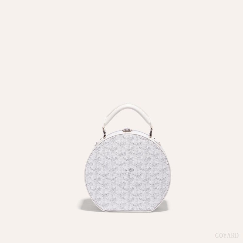 White Goyard THE ALTO HATBOX TRUNK BAG | OITD1116