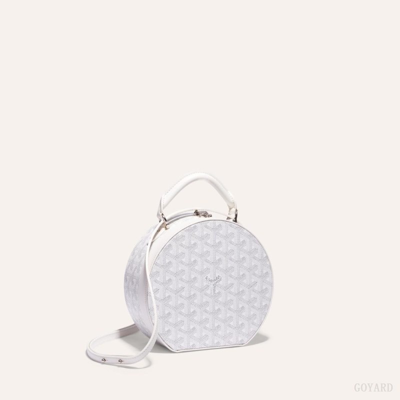 White Goyard THE ALTO HATBOX TRUNK BAG | OITD1116