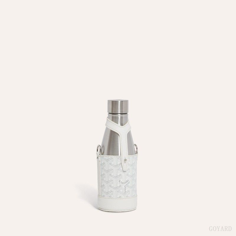 White Goyard Yonne PM Case & Flask | NGCX6378