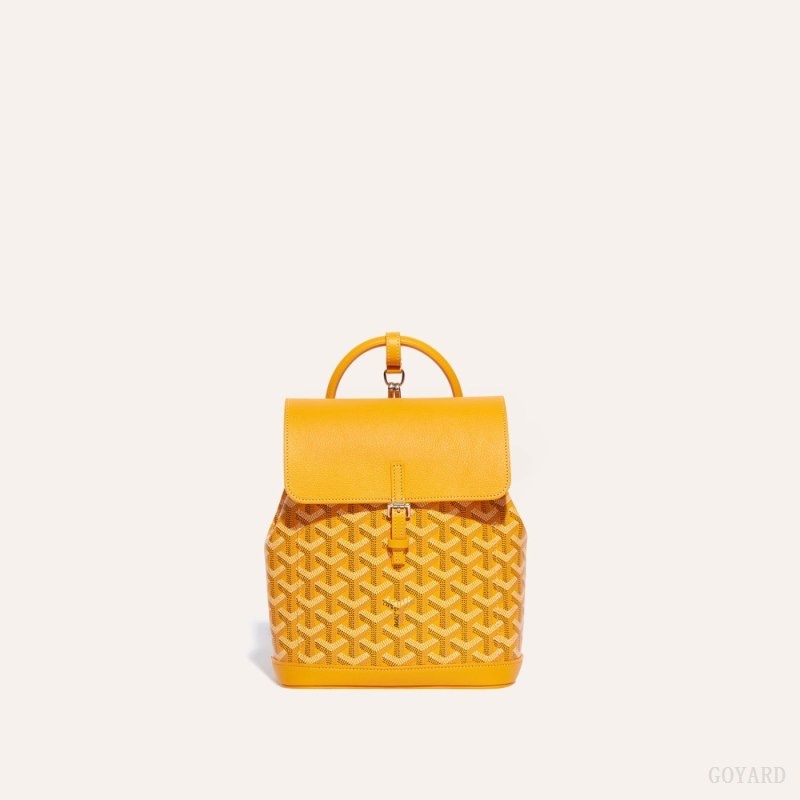 Yellow Goyard Alpin Mini Backpack | KHBD8395