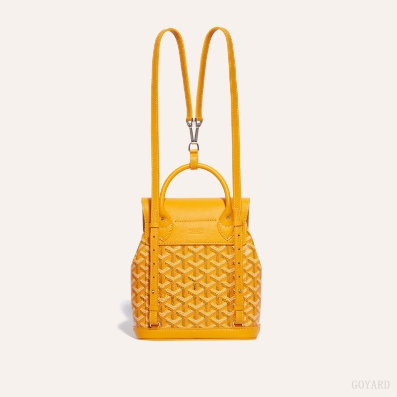 Yellow Goyard Alpin Mini Backpack | KHBD8395