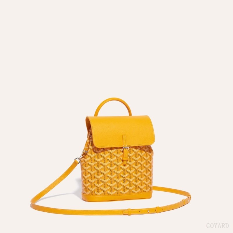 Yellow Goyard Alpin Mini Backpack | KHBD8395