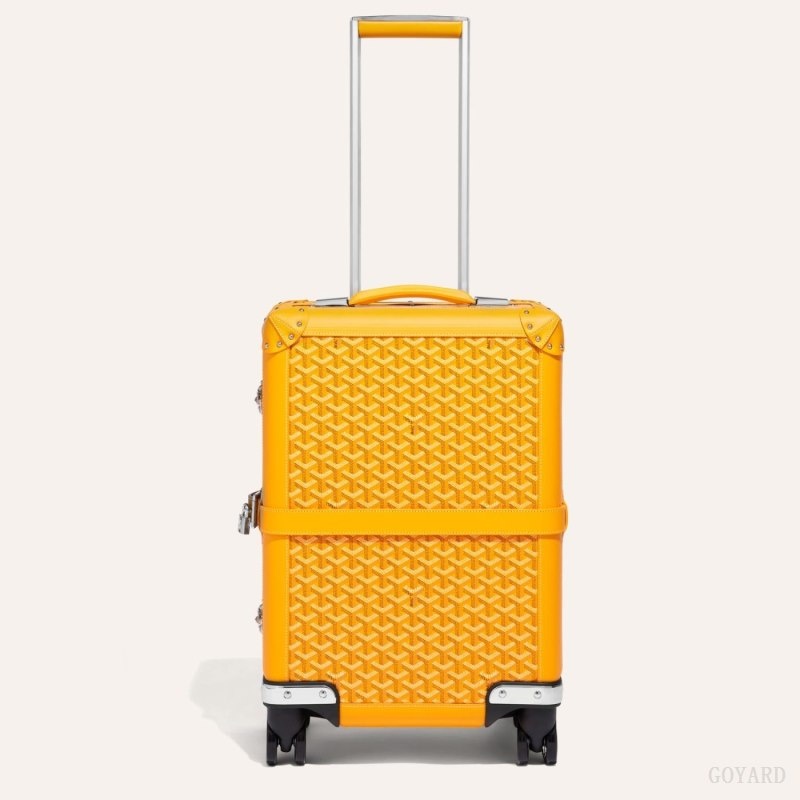 Yellow Goyard BOURGET PM TROLLEY CASE | WOMF6561