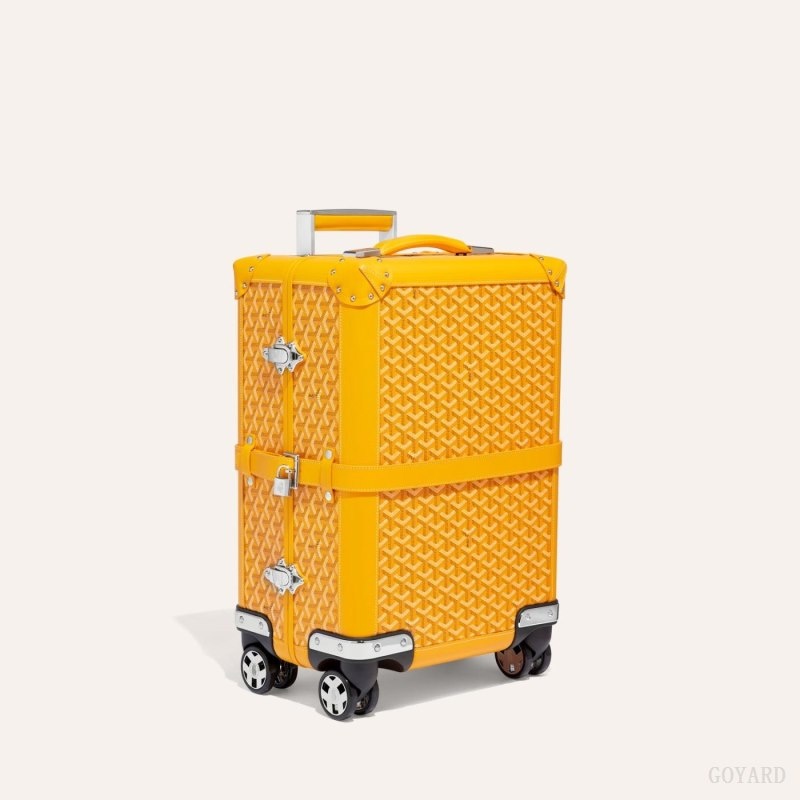 Yellow Goyard BOURGET PM TROLLEY CASE | WOMF6561