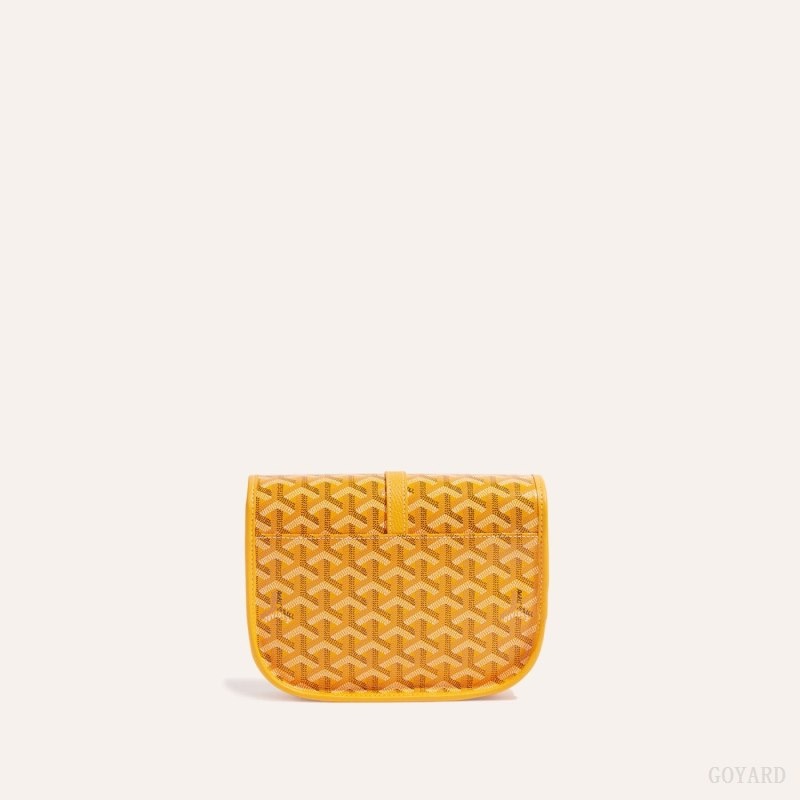 Yellow Goyard Belvedere PM Bag | OFUL6297