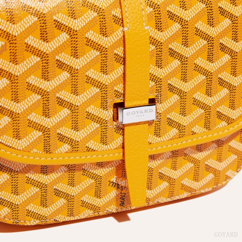 Yellow Goyard Belvedere PM Bag | OFUL6297