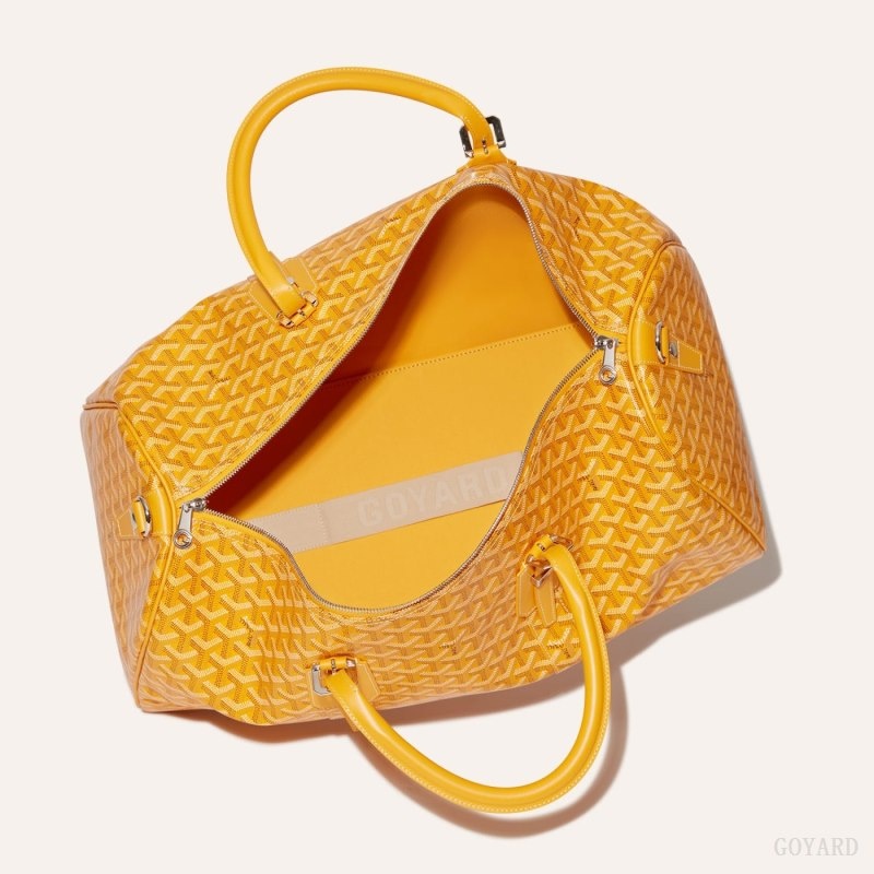 Yellow Goyard Boston 50 bag | QRYC5056