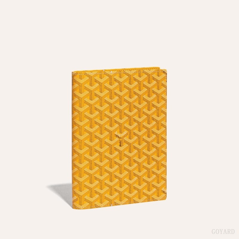 Yellow Goyard CASTIGLIONE DOCUMENT COVER | JQBN1708