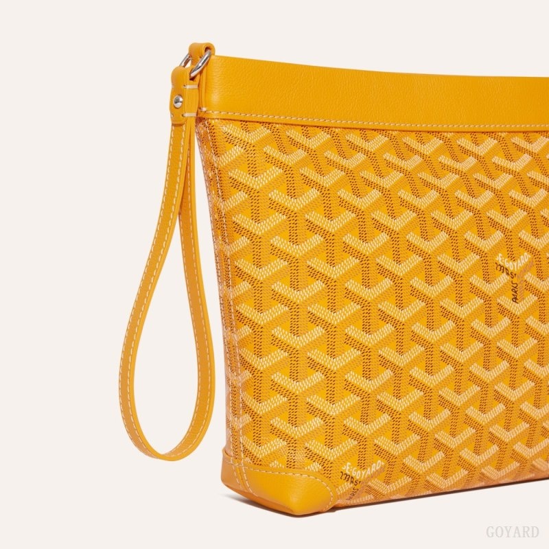 Yellow Goyard Conti pouch | WCZR6562