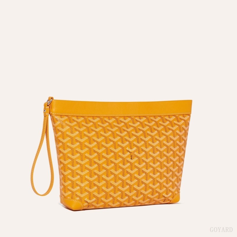 Yellow Goyard Conti pouch | WCZR6562