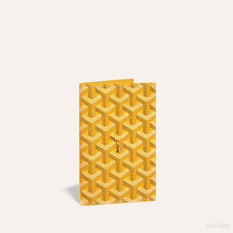 Yellow Goyard GRENELLE PASSPORT COVER | SBSZ4528