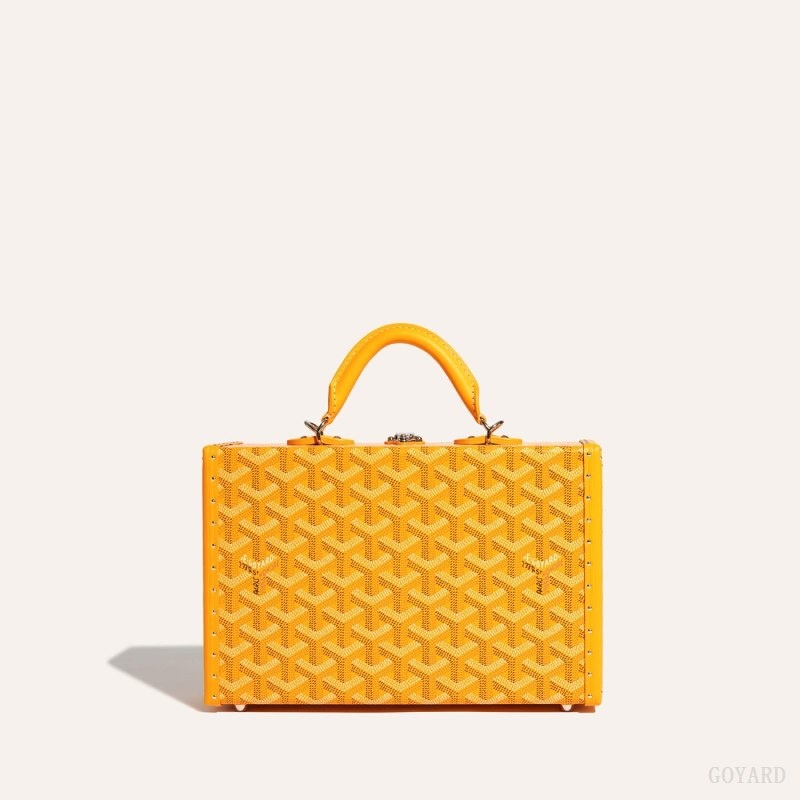 Yellow Goyard Grand Hôtel Trunk Bag | AGCW9643