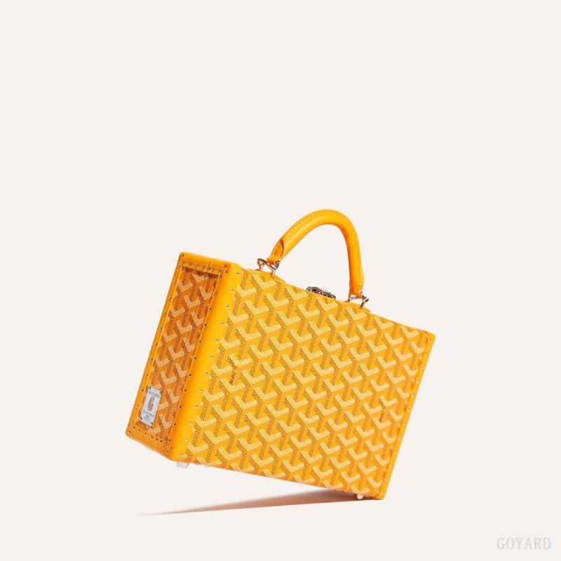 Yellow Goyard Grand Hôtel Trunk Bag | AGCW9643