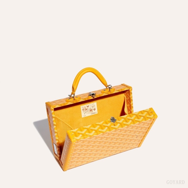 Yellow Goyard Grand Hôtel Trunk Bag | AGCW9643