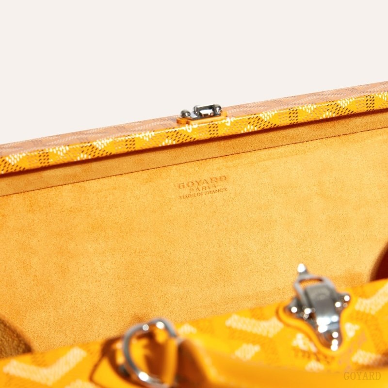 Yellow Goyard Grand Hôtel Trunk Bag | AGCW9643