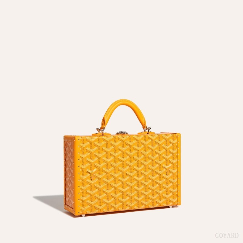 Yellow Goyard Grand Hôtel Trunk Bag | AGCW9643