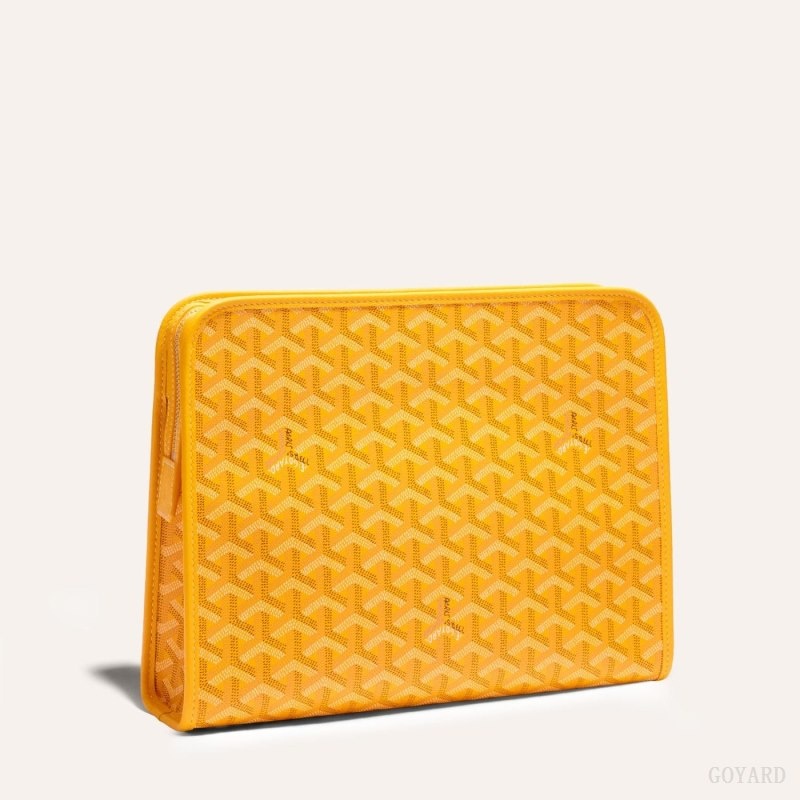 Yellow Goyard JOUVENCE GM TOILET BAG | RVAR5605