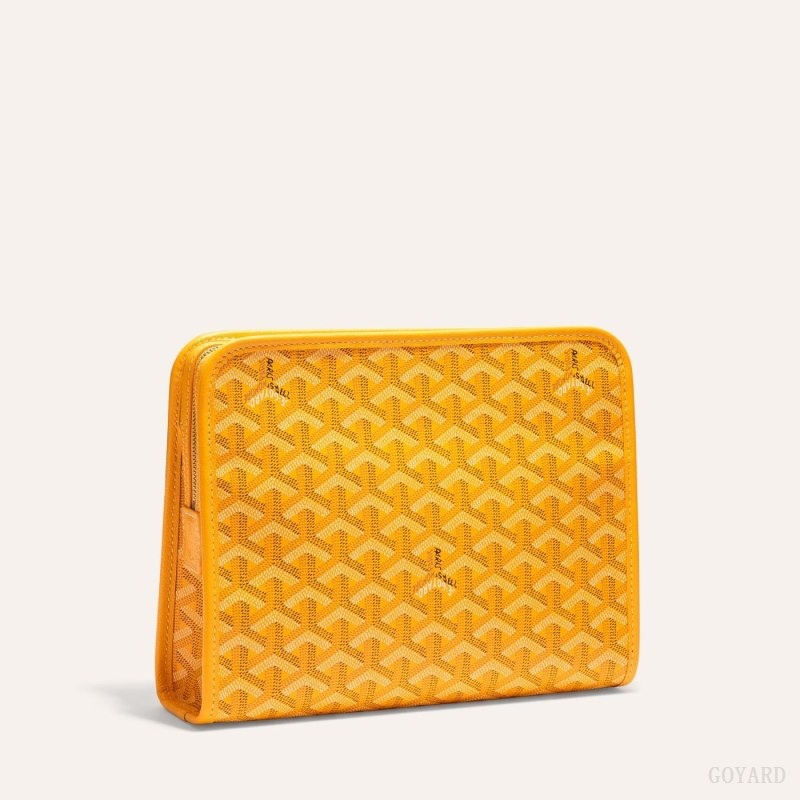 Yellow Goyard JOUVENCE MM TOILET BAG | HTYD3540