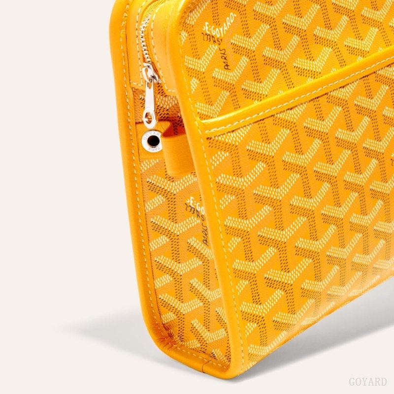 Yellow Goyard JOUVENCE MM TOILET BAG | HTYD3540