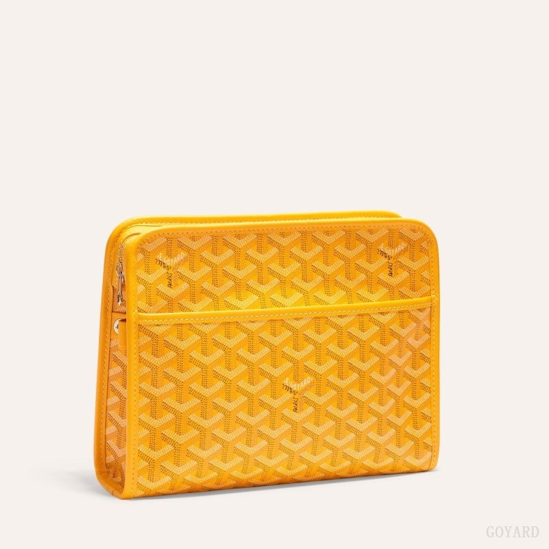 Yellow Goyard JOUVENCE MM TOILET BAG | HTYD3540